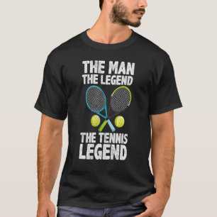 T-shirt L'Homme La Légende La Légende Du Tennis