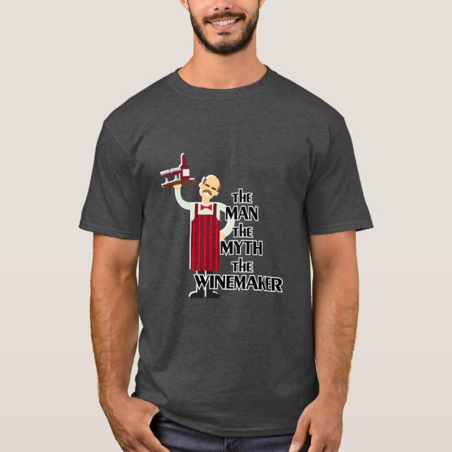 T-shirt l'homme le MYTH le WINEMAKER (Devant)