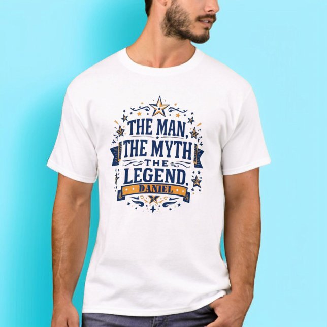 T-shirt L'Homme Le Mythe La Légende | Fête des pères perso (Créateur téléchargé)