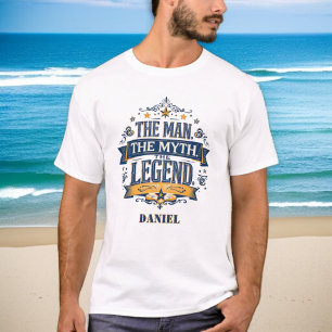 T-shirt L'Homme Le Mythe La Légende   Fête des pères vinta