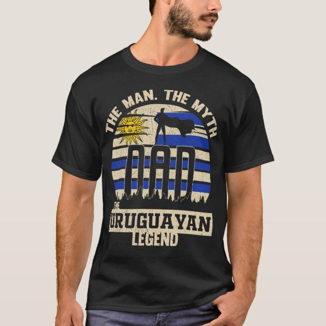 T-shirt L'homme, le mythe, la légende uruguayenne, le père (Devant)