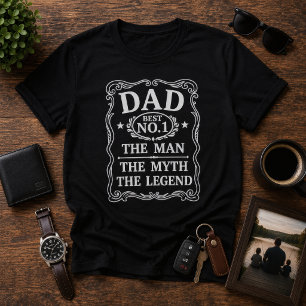 T-shirt L'homme le mythe la légende vintage fête des pères