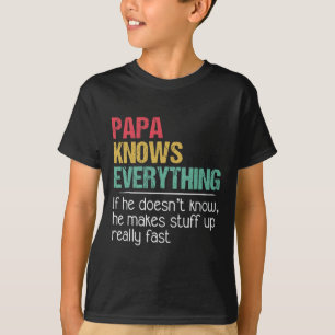 T-shirt L'Homme Le Mythe La Mauvaise Influence Il Sait Tou
