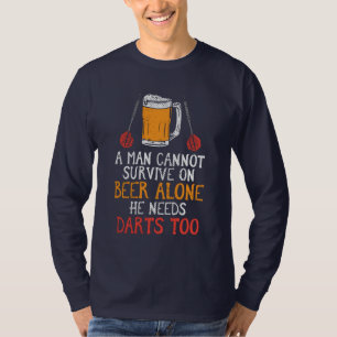 T-shirt L'homme ne peut survivre à la bière seule