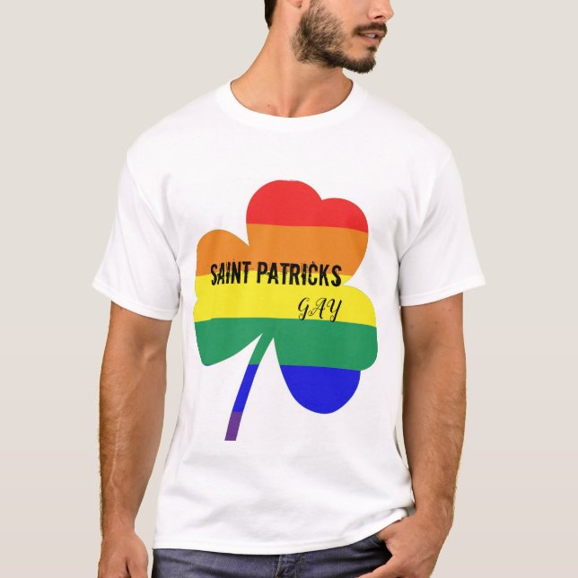 T-shirt L'HOMOSEXUEL de Patrick de saint (Devant)