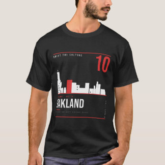 T-shirt L'horizon d'Oakland Californie ShiftTape Vol 10