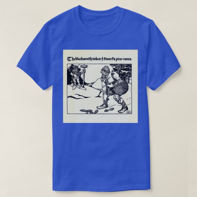 T-shirt L'Horloge Merveilleuse Howard Pyle 1915 0331 Le Bl (Design devant)