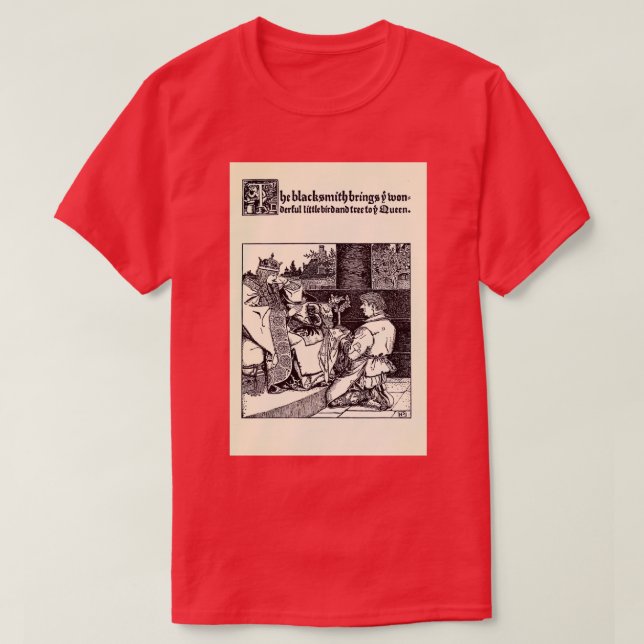 T-shirt L'Horloge Merveilleuse Howard Pyle 1915 0337 Le Bl (Design devant)
