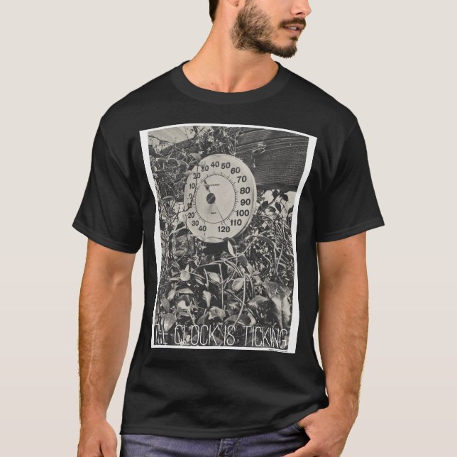 T-shirt L'horloge tourne. (Devant)