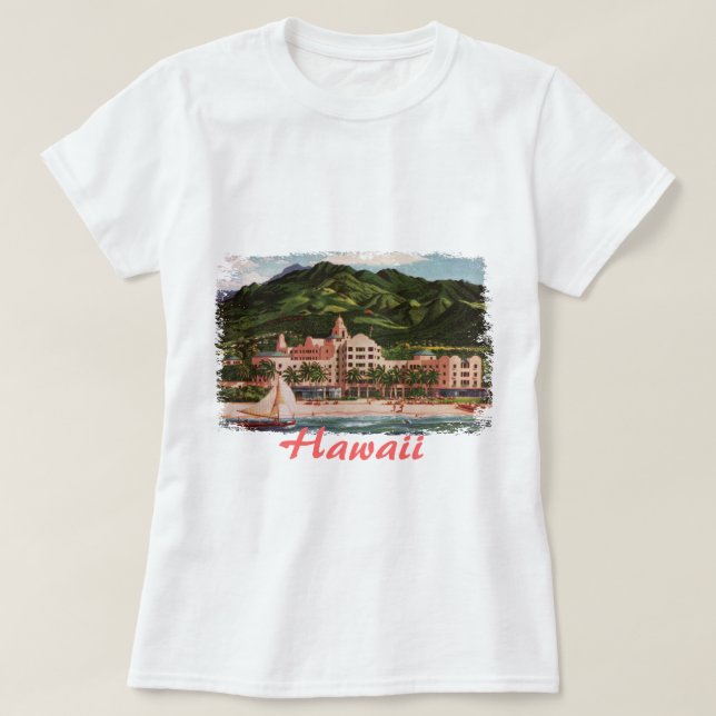 T-shirt L'hôtel Royal Hawaiian (Design devant)