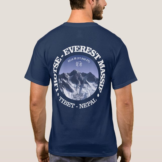 T-shirt Lhotse - Le massif de l'Everest (Dos)