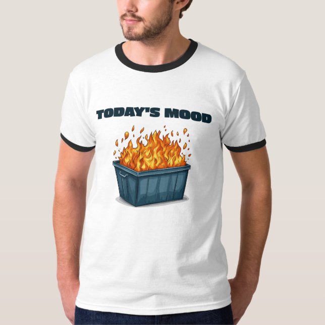 T-shirt L'humeur d'aujourd'hui (Devant)