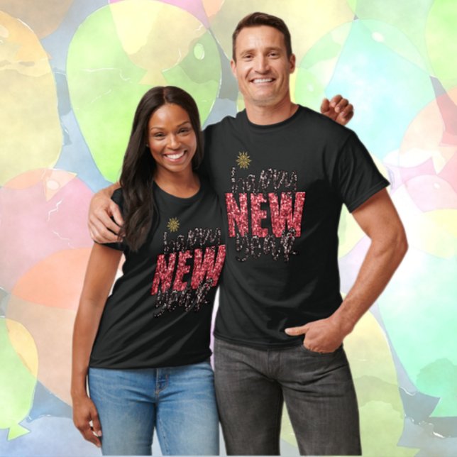 T-shirt L'humeur pétillante du Nouvel An (Créateur téléchargé)