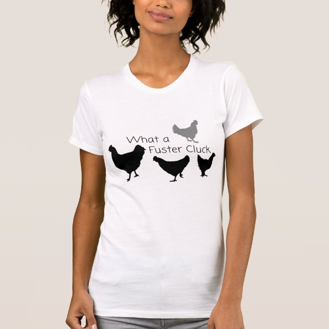 T-shirt L'Humour au poulet : Qu'est-ce que le camion à l'h (Devant)