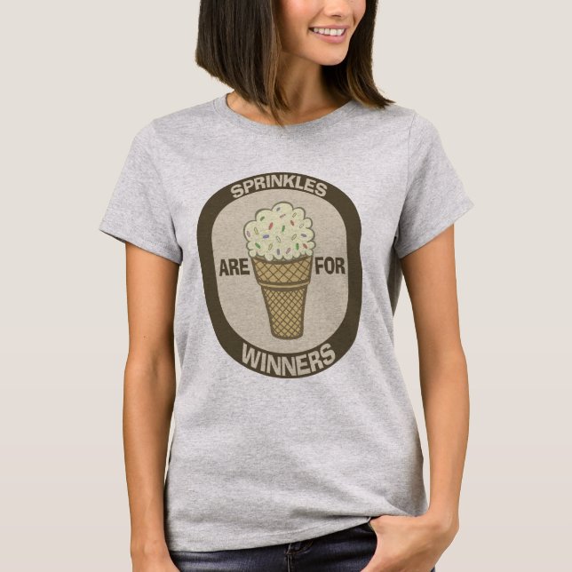 T-shirt L'humour de T-shirt, Sprinkles sont pour des (Devant)