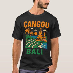 T-shirt Li Surfing Canggu Li Vintage Hommes Vie de plage