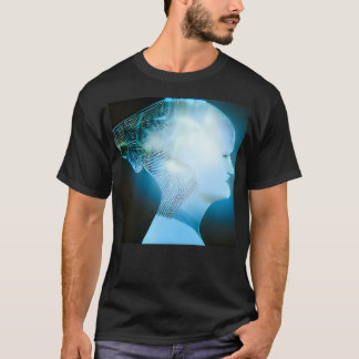T-shirt L'IA a généré l'image de l'intelligence artificiel