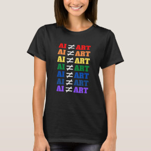 T-shirt L'IA n'est pas Art Anti-AI Art Respect Art réel AI