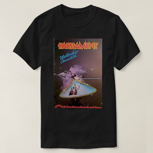 T-shirt LIAISON FUNKADELIC MOTHERSHIP DU PARLEMENT George (Design devant)