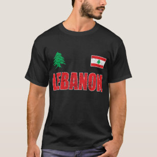 T-shirt Liban, Libanais, Drapeau du Liban, Drapeau du Liba