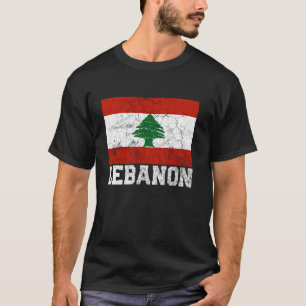 T-shirt Liban Libanais Drapeau Racines Pays Famille N