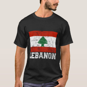 T-shirt Liban Libanais Drapeau Racines Pays Famille N