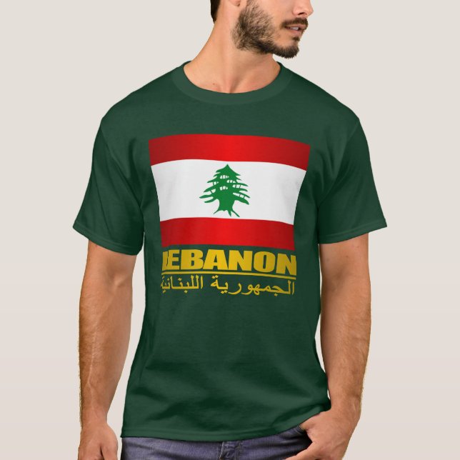 T-shirt Liban - Vêtements de fierté (Devant)