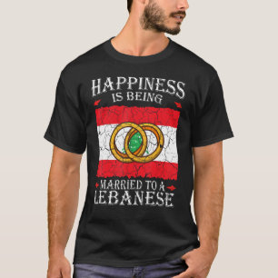 T-shirt Libanais Mariage Liban Marié Patrimoine Mariage