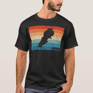 T-shirt Libanais Pride Beyrouth & Tripoli Retro Lebanon