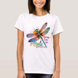 T-SHIRT LIBELLULE À L'AQUARELLE COLORÉE & INSPIRATION