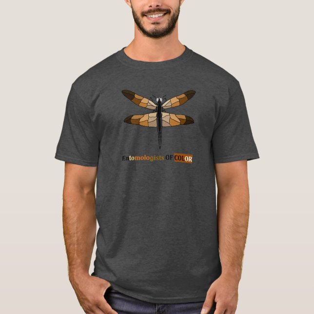 T-shirt libellule à tonus Brown (Devant)