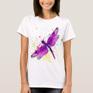 T-shirt libellule coloré