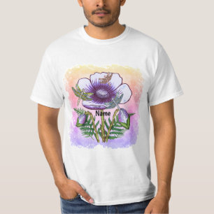 T-shirt Libellule Coquelicot Violet
