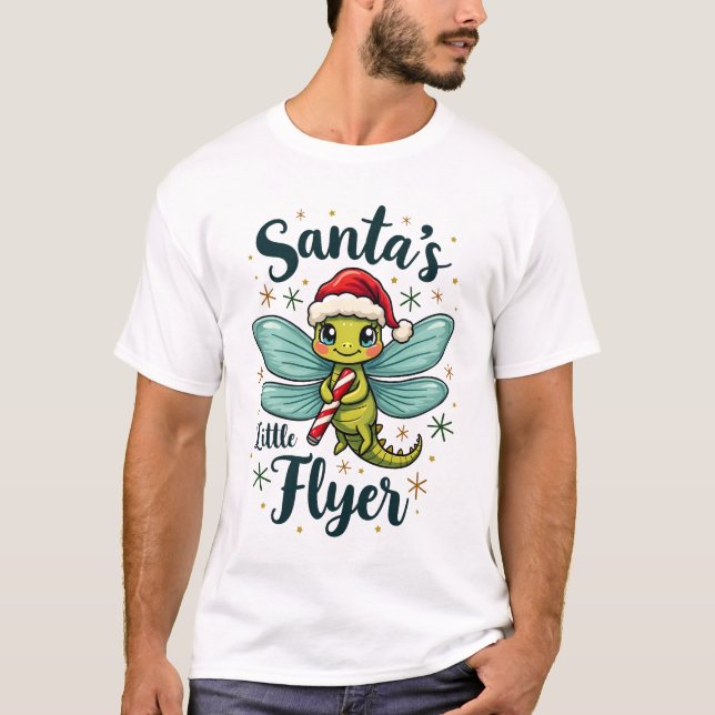 T-shirt Libellule de Noël (Devant)