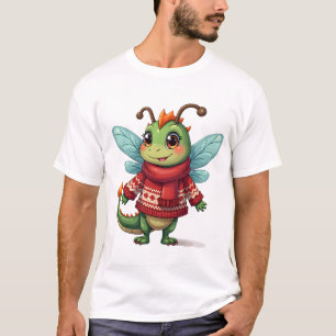 T-shirt Libellule de Noël cosy