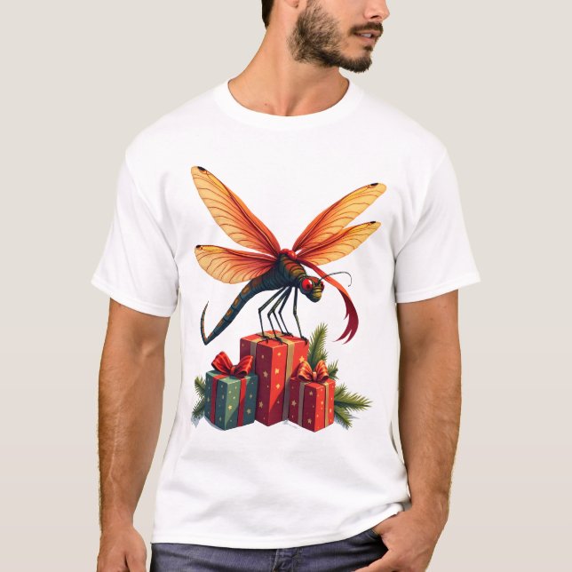 T-shirt Libellule emballée (Devant)