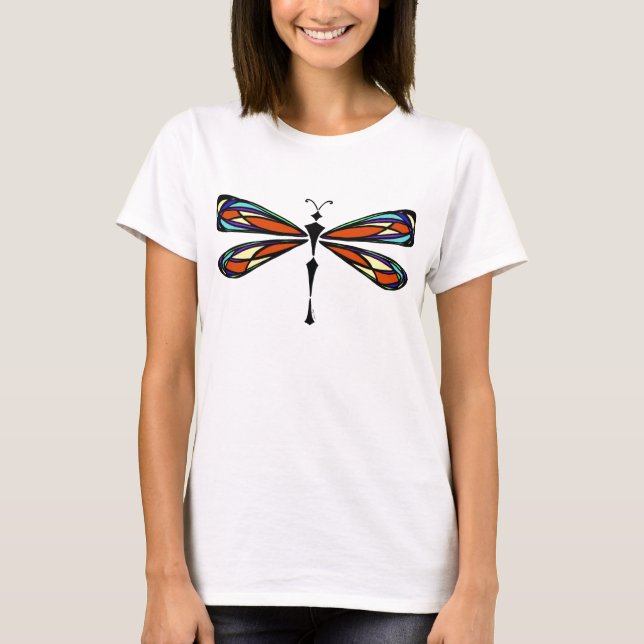 T-shirt libellule en verre de Luna (Devant)