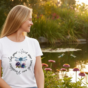 T-shirt Libellule - esprit de nouvelles possibilités