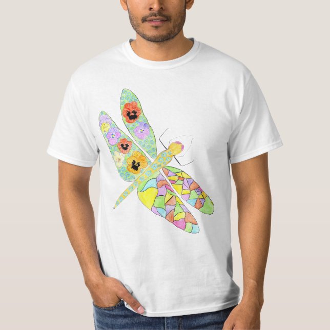 T-shirt Libellule Florale (Devant)