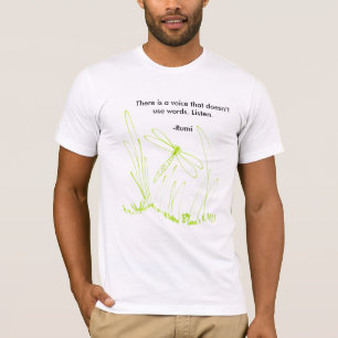 T-shirt libellule, il y a une voix qui n'emploie pas l'OE