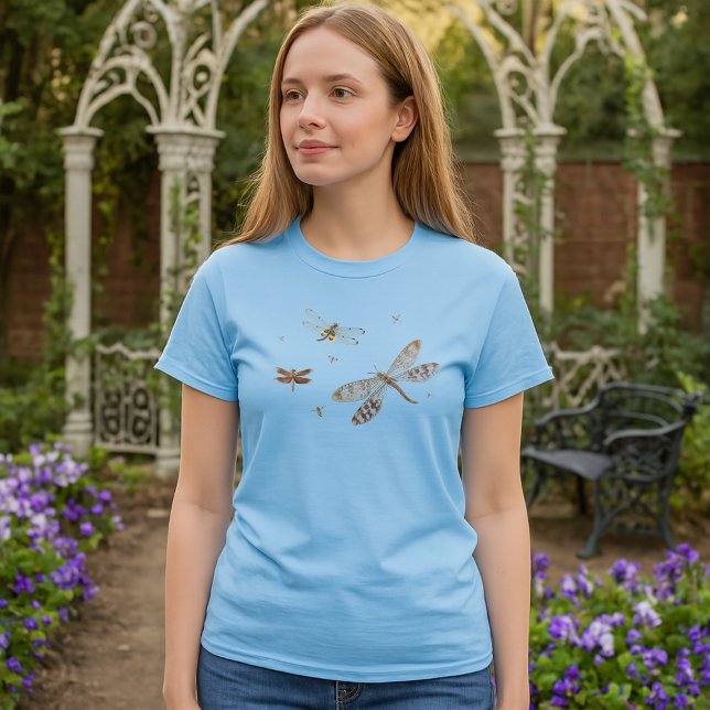 T-shirt Libellules art du 18e siècle (Créateur téléchargé)