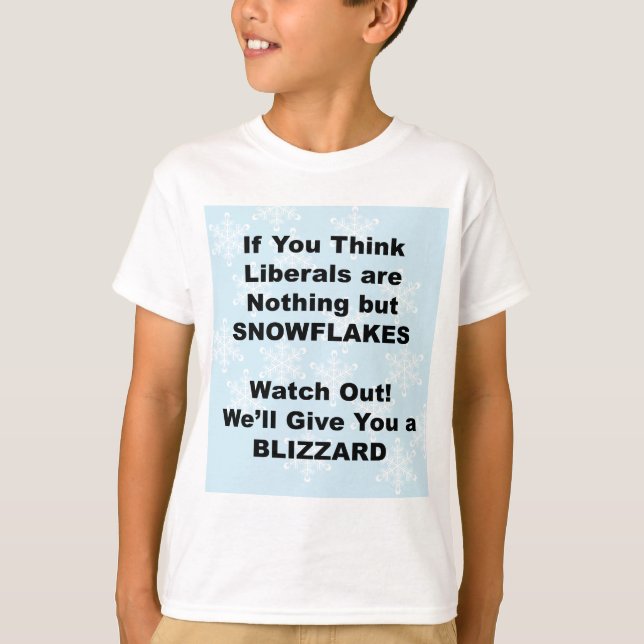 T-shirt Libéral Blizzard (Devant)