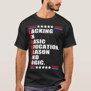 T-shirt Libéral Manquant d'Éducation de Base Raison Art Gr