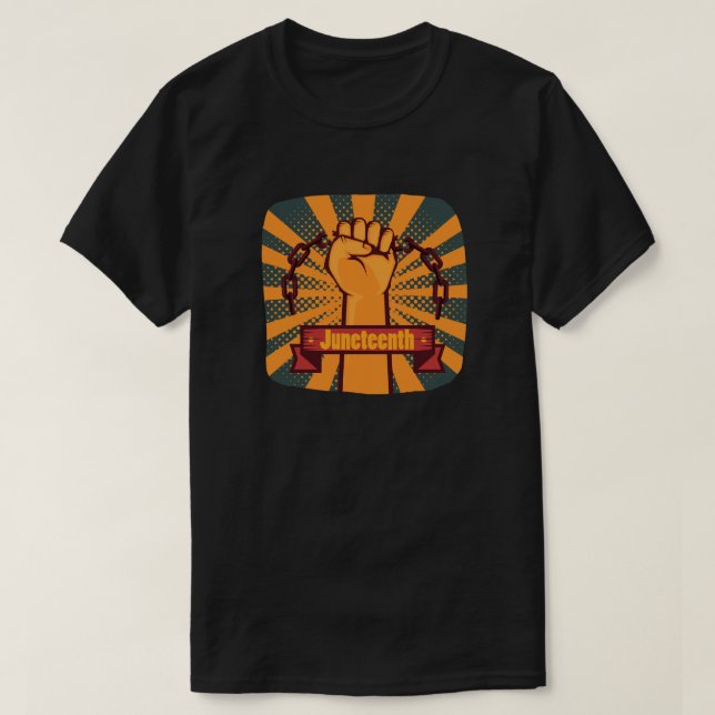 T-shirt Libération de Juneteenth (Design devant)
