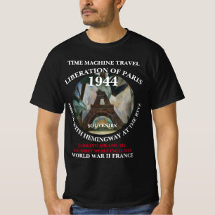 T-SHIRT LIBÉRATION DE PARIS BOISSON MACHINE À VOYAGER DANS