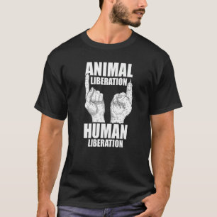 T-shirt Libération des animaux Amoureux des animaux de lib