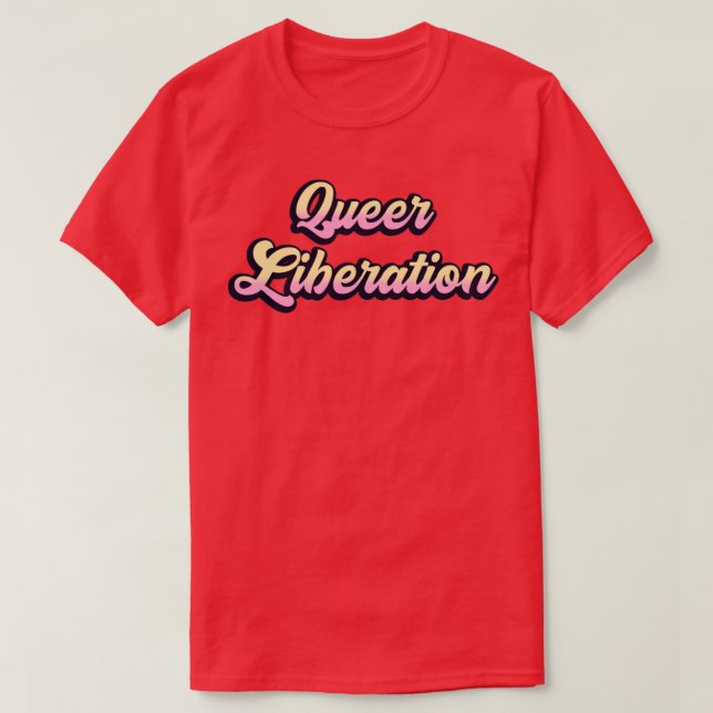 T-shirt Libération Queer (Design devant)
