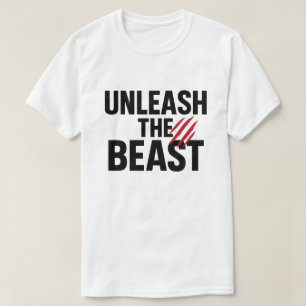 T-shirt Libérer la motivation de la flamme de la bête