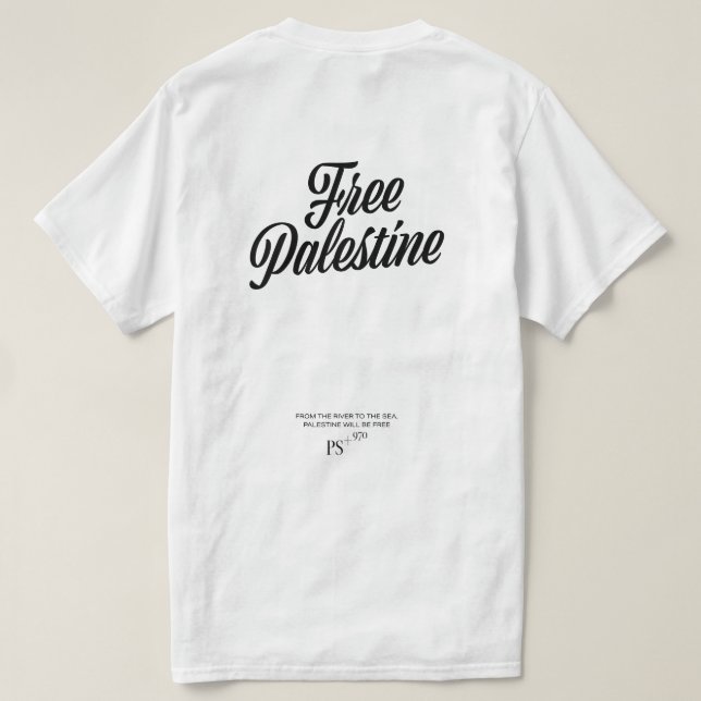 T-shirt Libérer la Palestine (Design dos)