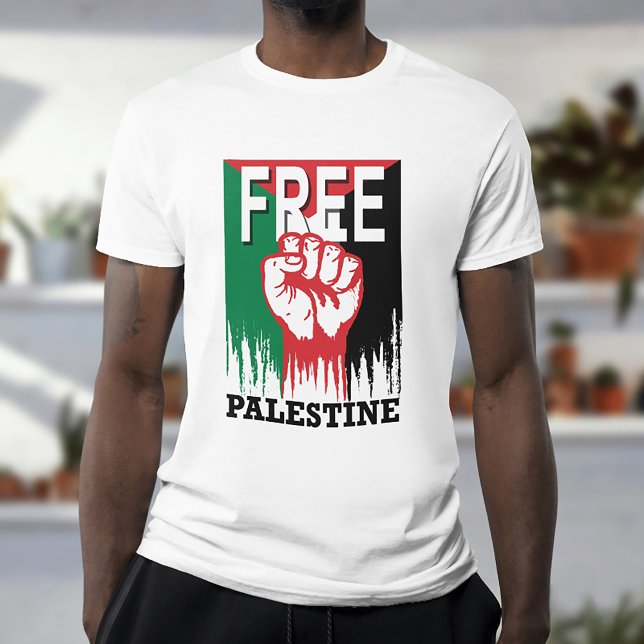 T-shirt Libérer la Palestine (#zazzlemade #freepalestine #gaza #israelpalestinepeace #stateofpalestine #palestineflag)